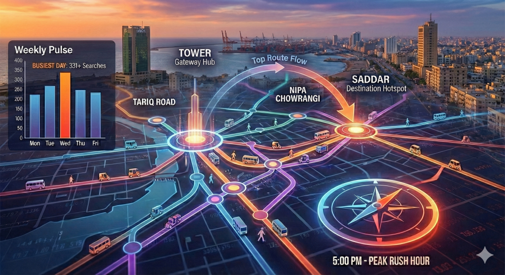 The Heartbeat of the Highway: Mapping Karachi’s Ever-Shifting Pulse